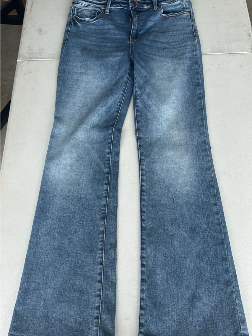 Sneak Peek Medium Blue Flare Jeans